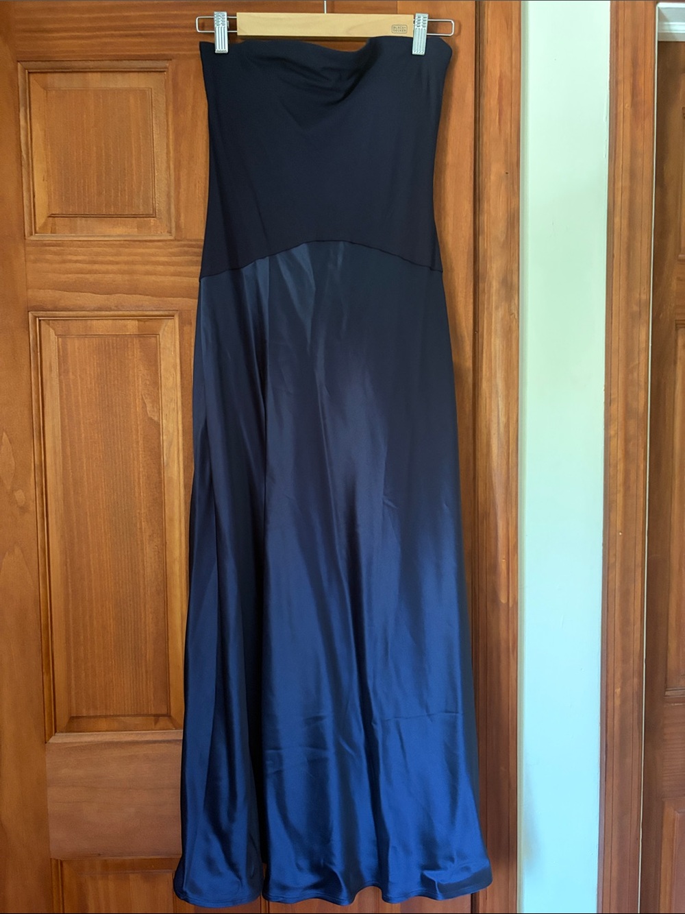 OGL satin navy dress